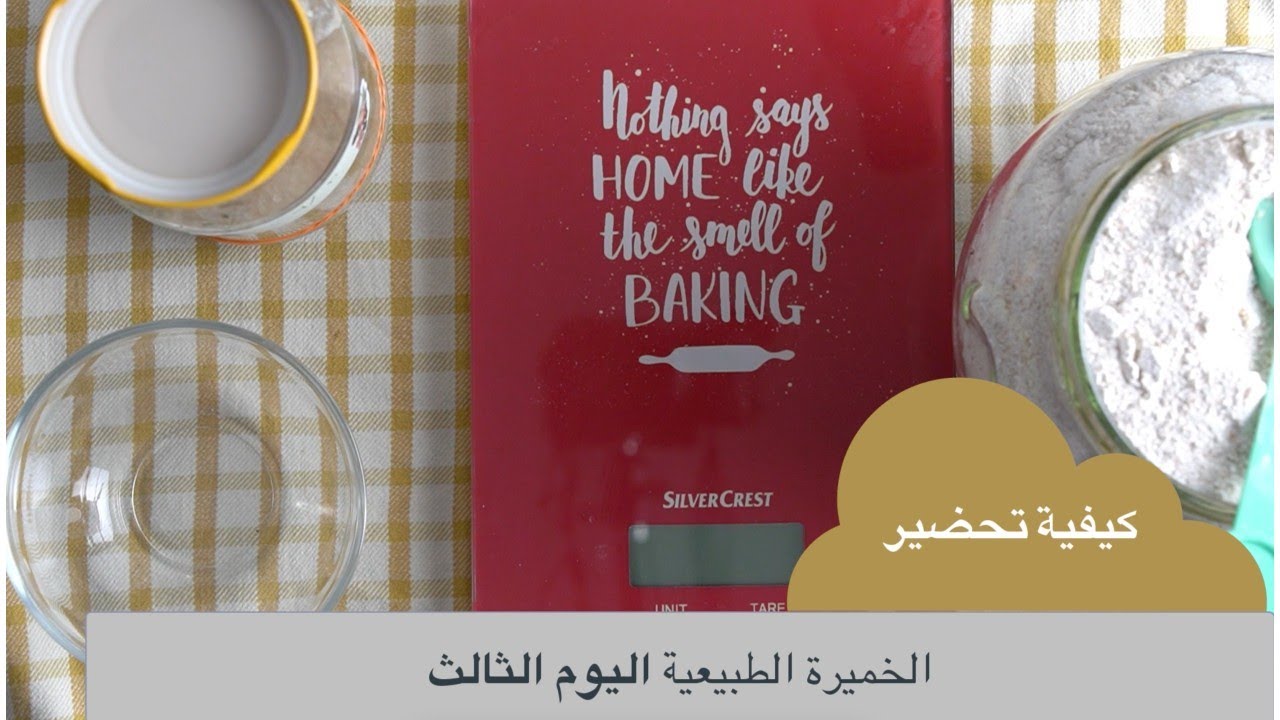 سلسلة طريقة تحضير الخميرة الطبيعية في المنزل || اليوم الثالث