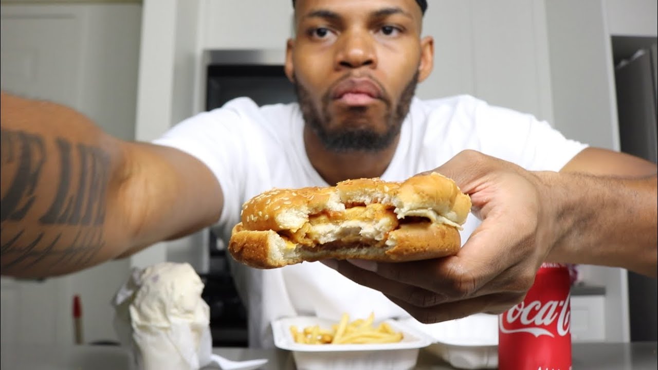 HALAL FOOD CHICKEN AND FRIES ASMR MUKBANG!!!