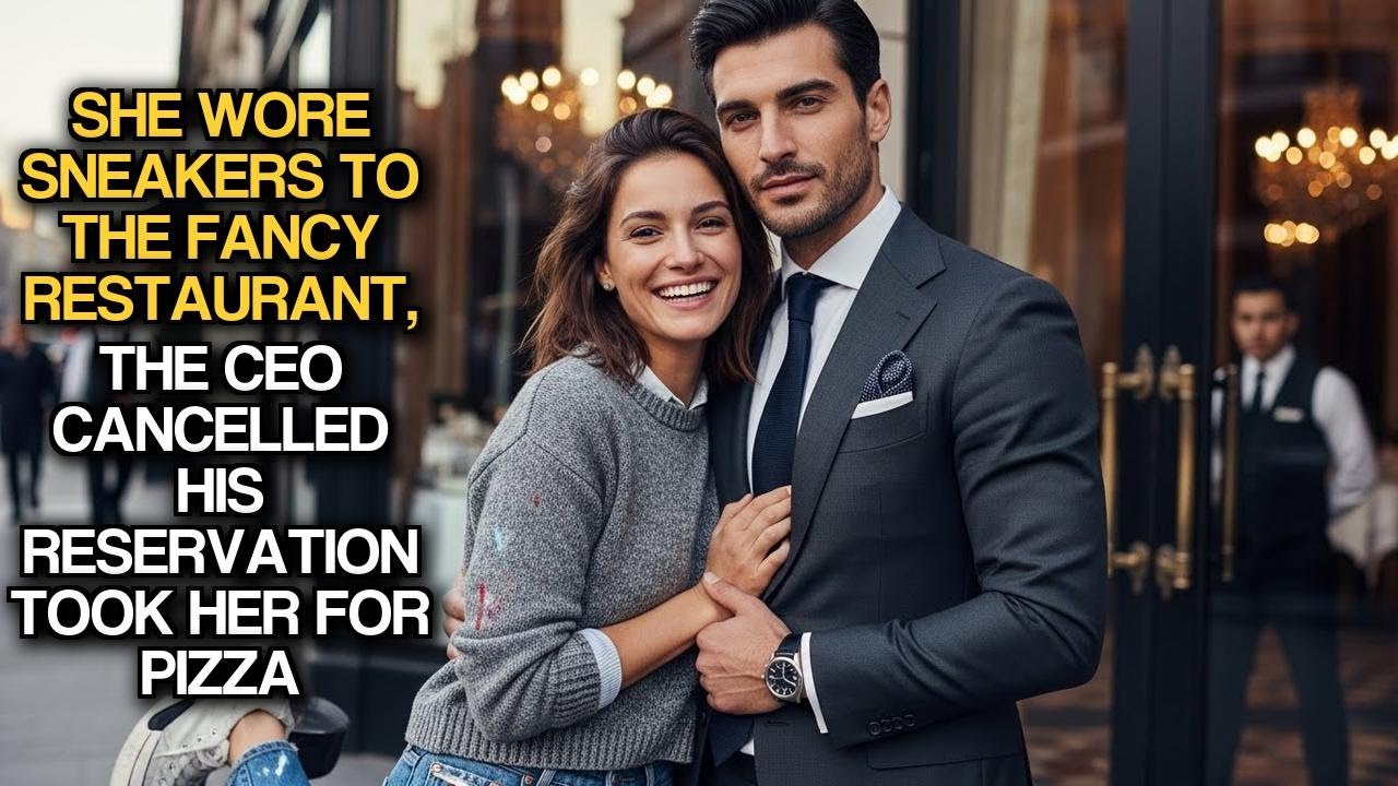She Wore Sneakers To The Fancy Restaurant, The CEO Cancelled His Reservation Took Her For Pizza
