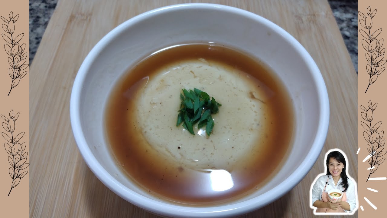 Pudim salgado de tofu...hummm