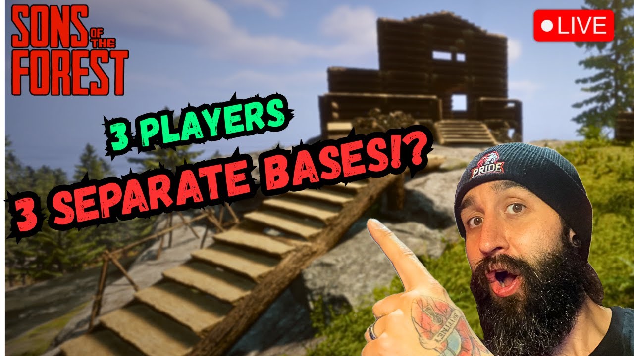 🔴 Sons of the Forest Co-Op Challenge &ndash; Every Player Builds Their Own Base!