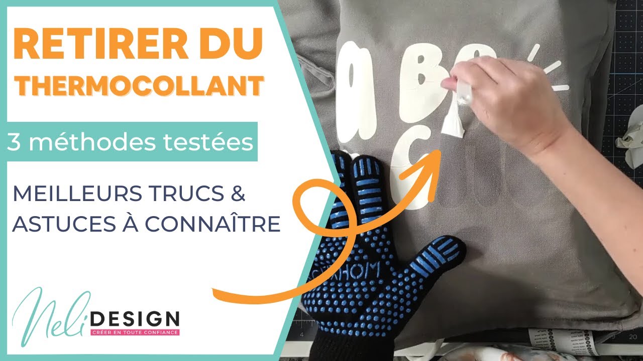 Comment enlever du vinyle thermocollant et tous les résidus de colle