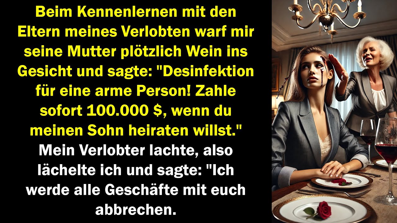 Schwiegermutter sagte: „Zahlen Sie 100.000 $, oder verzichten Sie darauf, meinen Sohn zu heiraten...