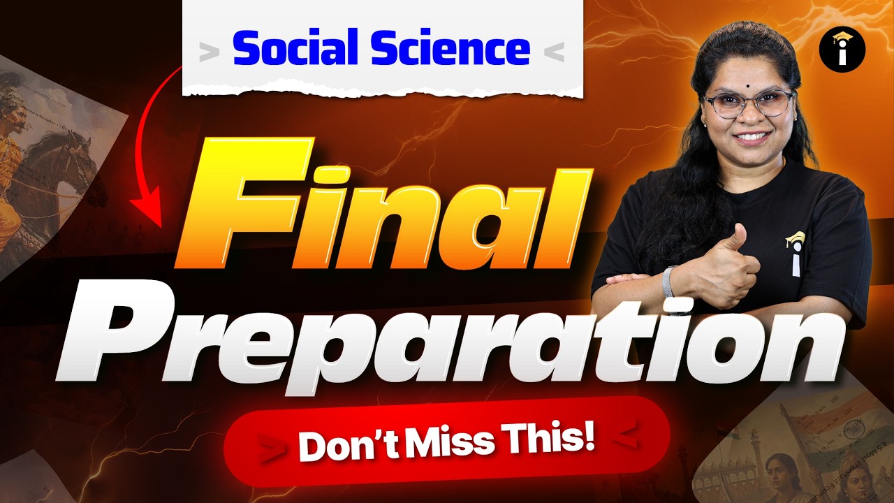SSLC Social Science | Before Your Final Exam  Smart Steps to Boost Your Score 💯