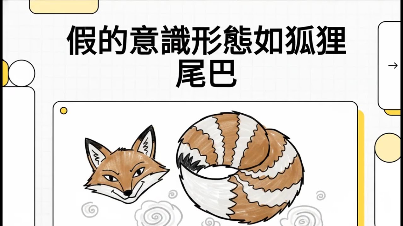 假的意識形態如狐狸尾巴