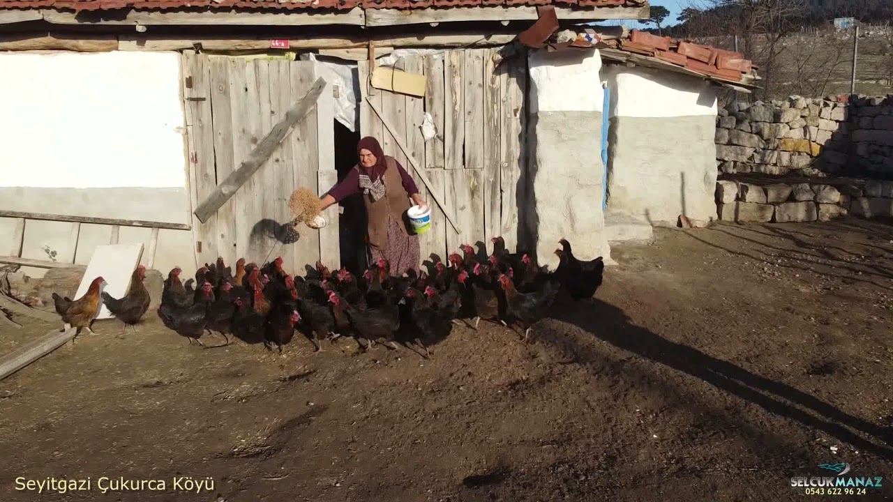 Seyitgazi Çukurca köyünün eşsiz görüntüleri