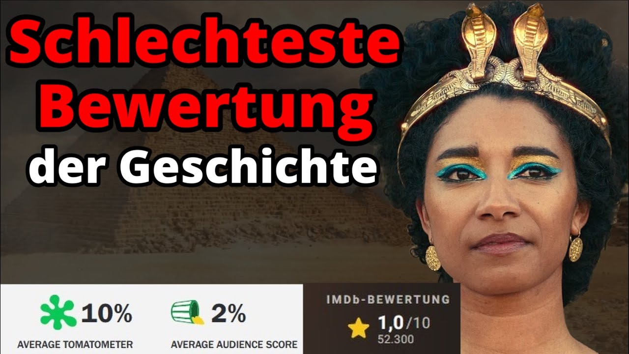 Kleopatra Doku - Netflix implodiert - schlechteste Bewertung ALLER Zeiten