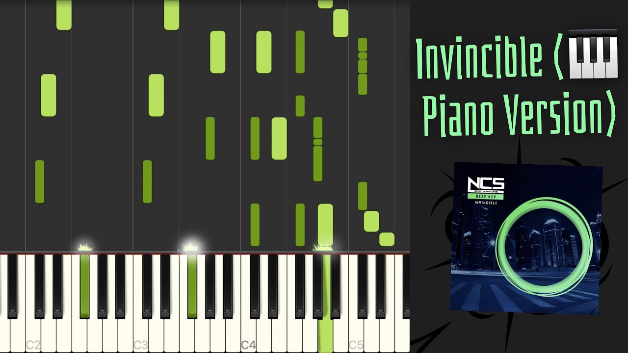 Deaf Kev - Invincible (Piano Version) +Midi & Sheet