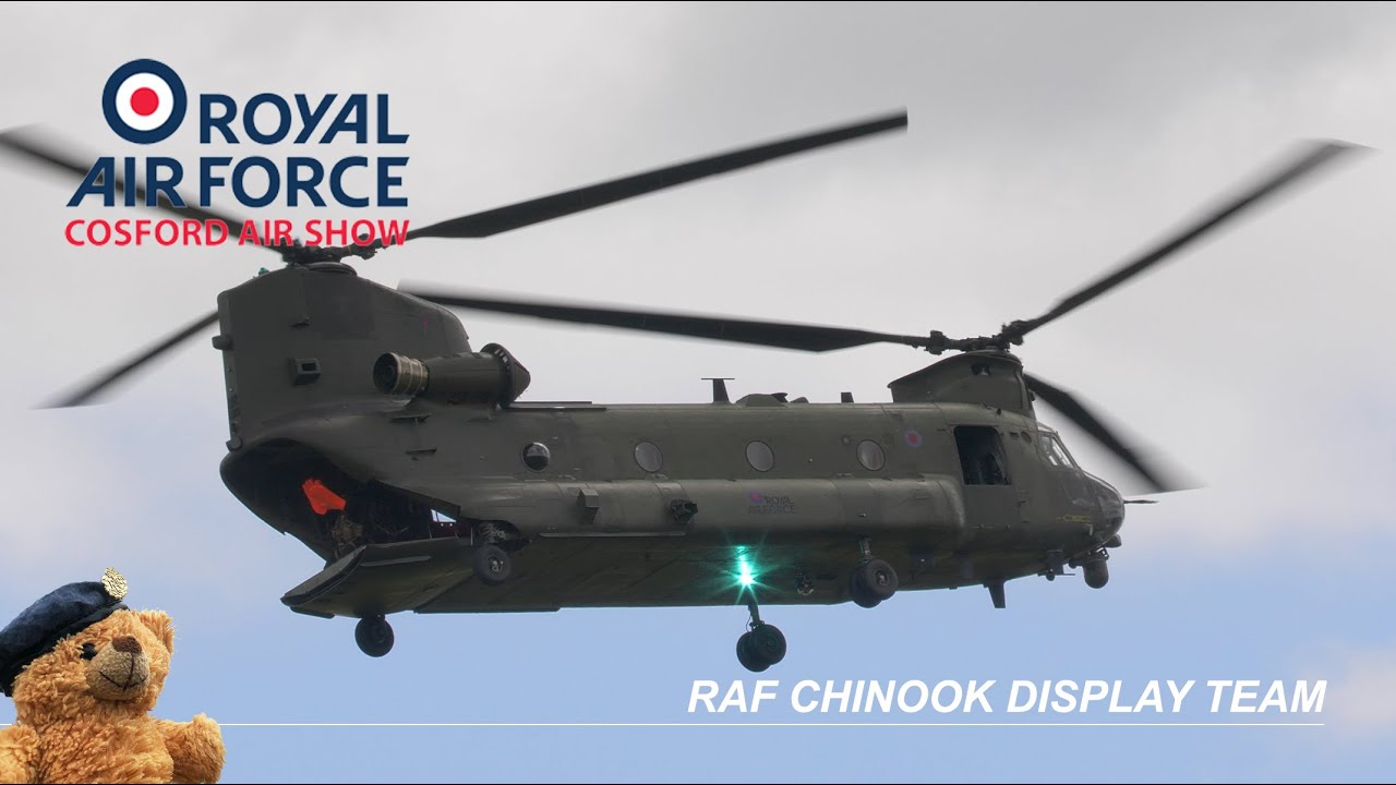 Impressive: Chinook Display Team at RAF Cosford Air Show 2022 ~ ooh yeah