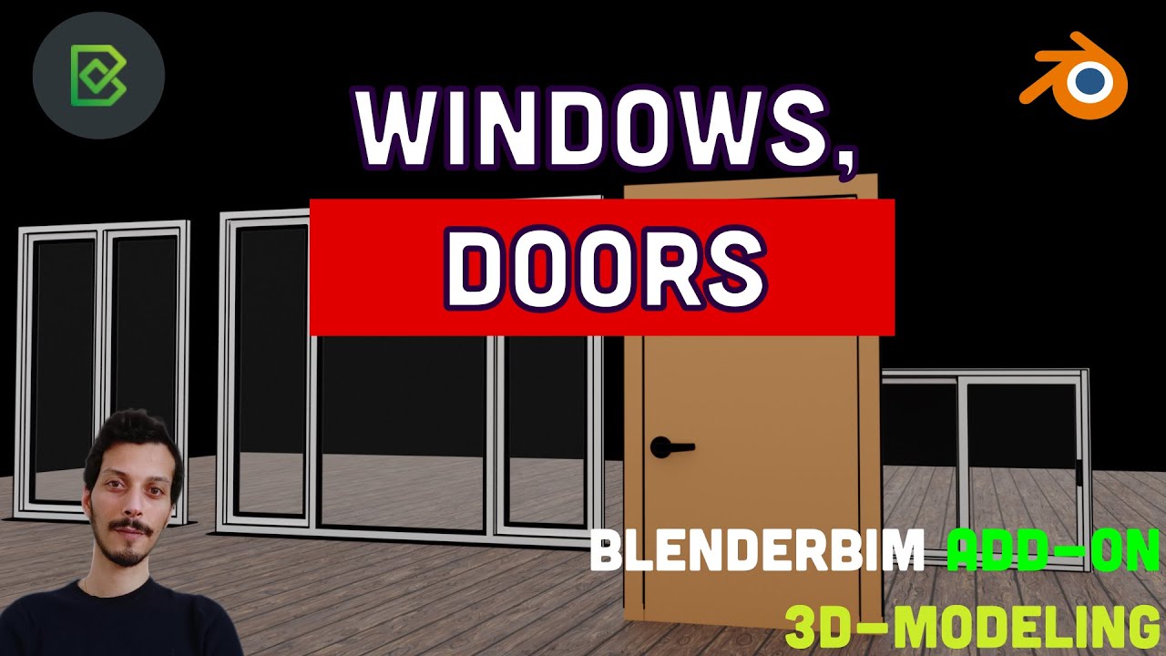 4 - Windows & Doors -  BlenderBIM