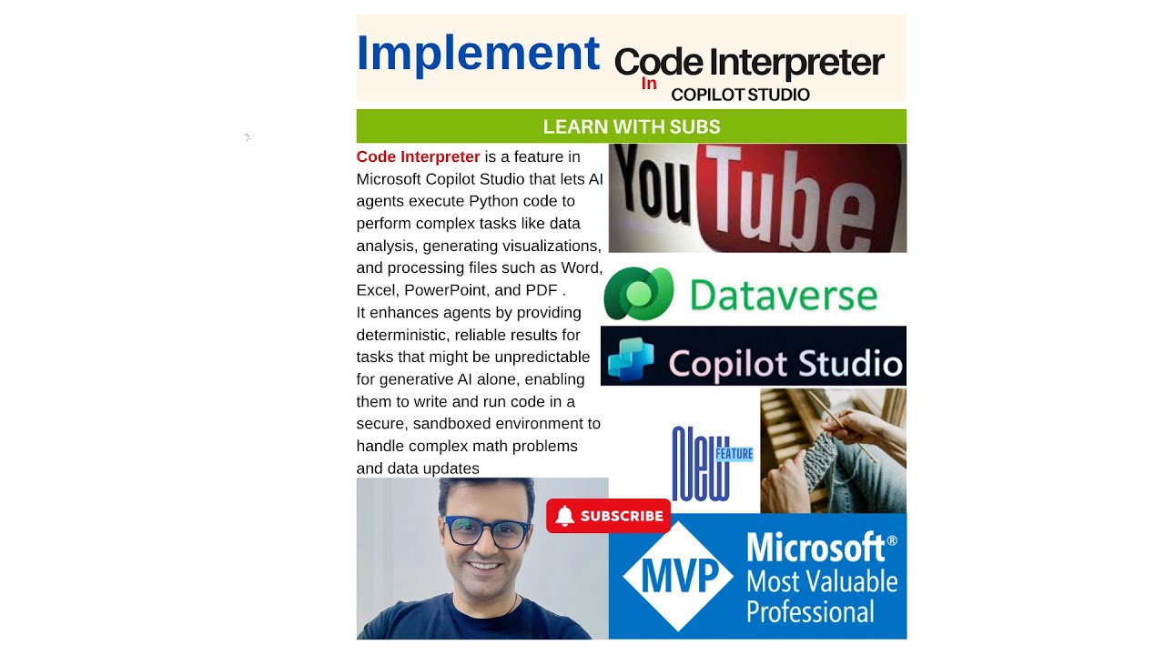 Implement code interpreter for Copilot Studio Agents, with D365