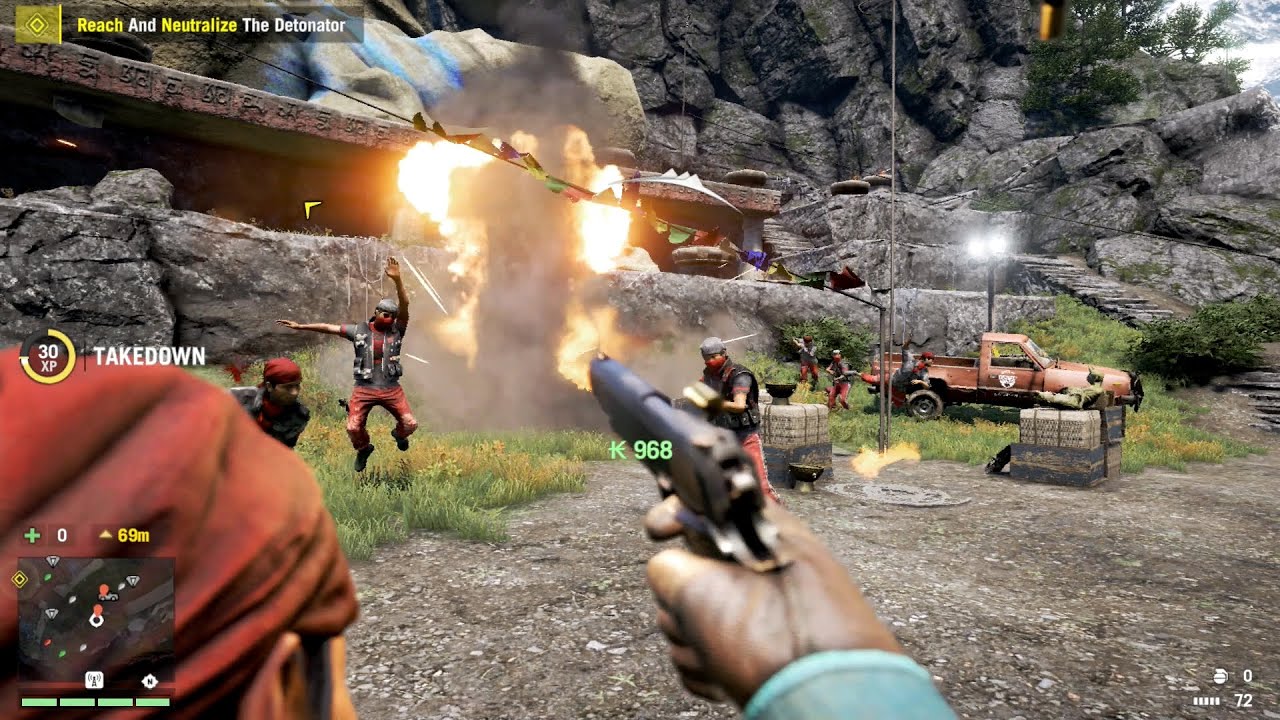 Все убийства с помощью тейкдауна в Far Cry 4
