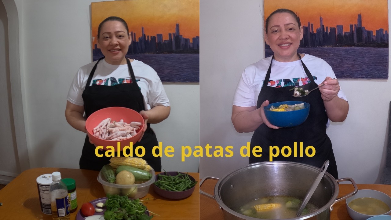 ¡caldo de patas POLLO
