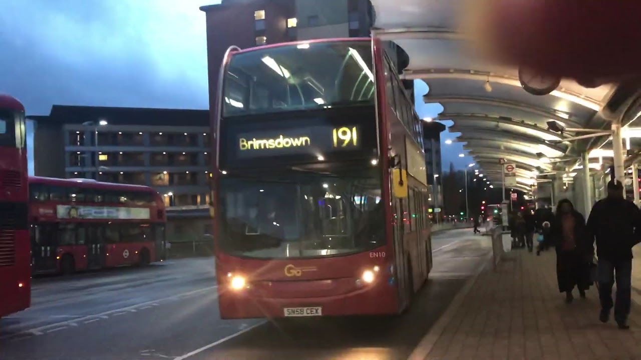 191 arriving at Edmonton Green Bus Station