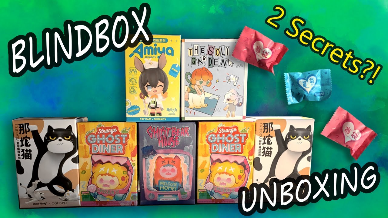 RANDOM MYSTERYBOX UNBOXINGS! POPMART, FINDING UNICORN AND MORE! TWO SECRETS?!
