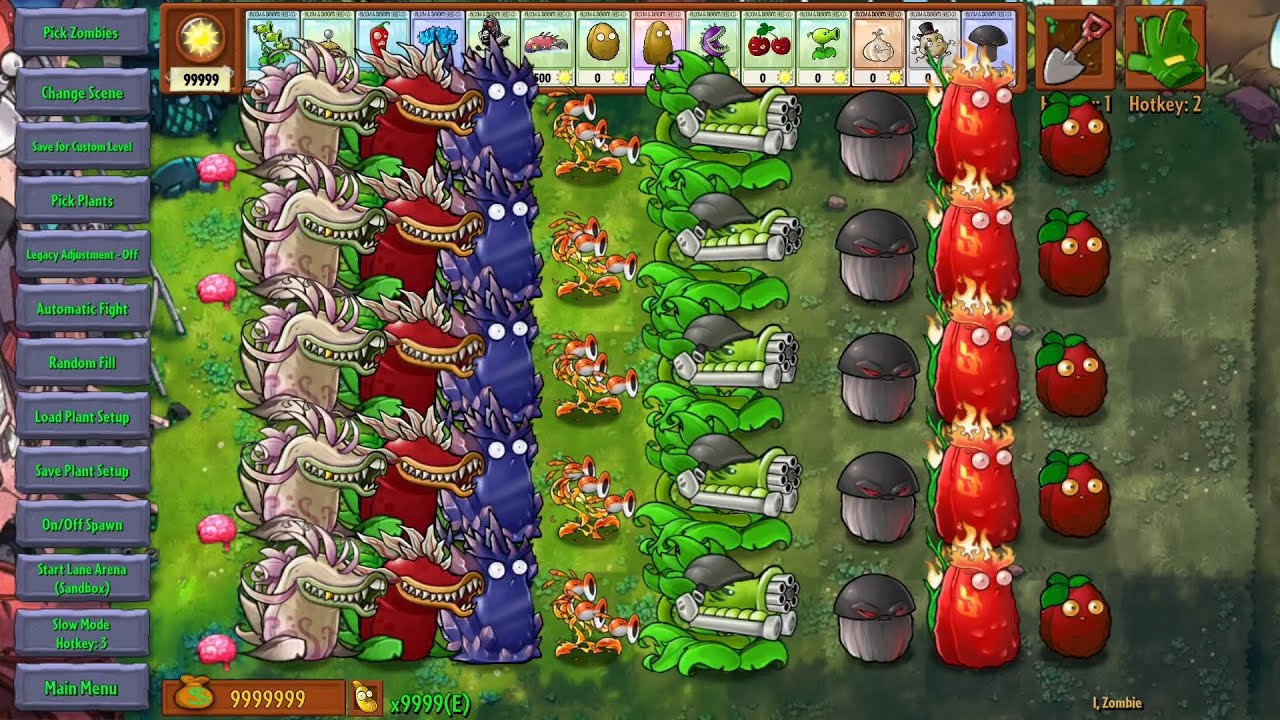 All plants fusions vs zombies #roblox #Robloxshort 