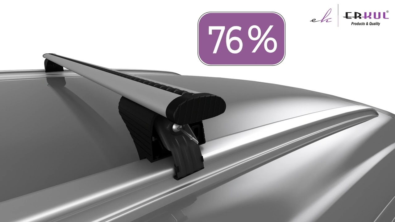 Erkul Wizard Universal Crossbar - For Flush Roof Rails