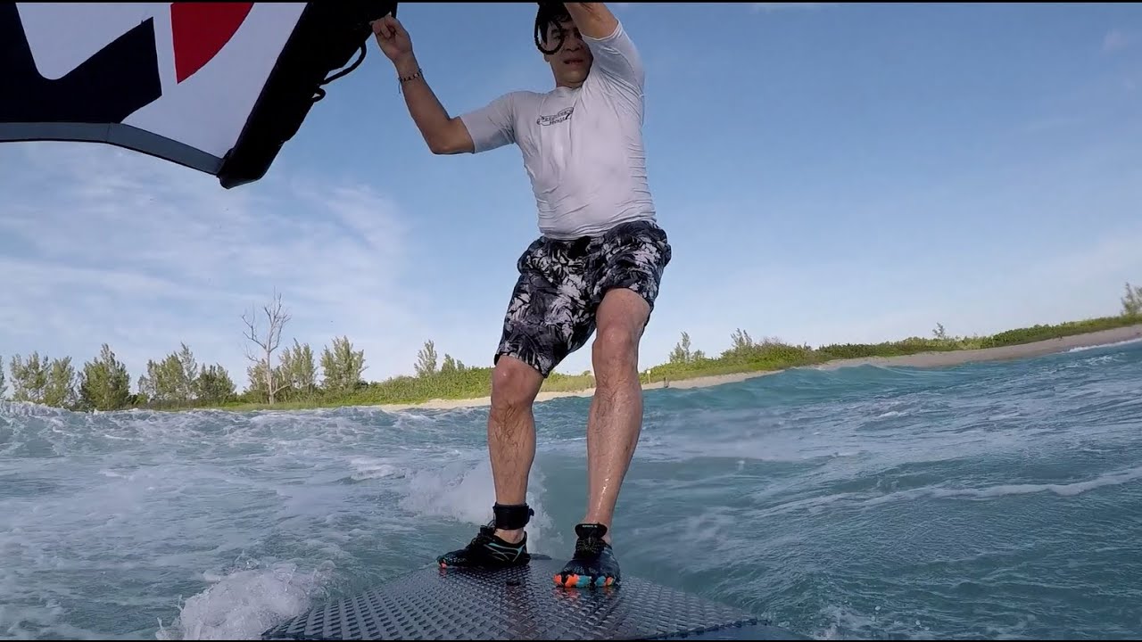 Wing Surfing (No Foil) at Walton Rocks - 05/07/2020