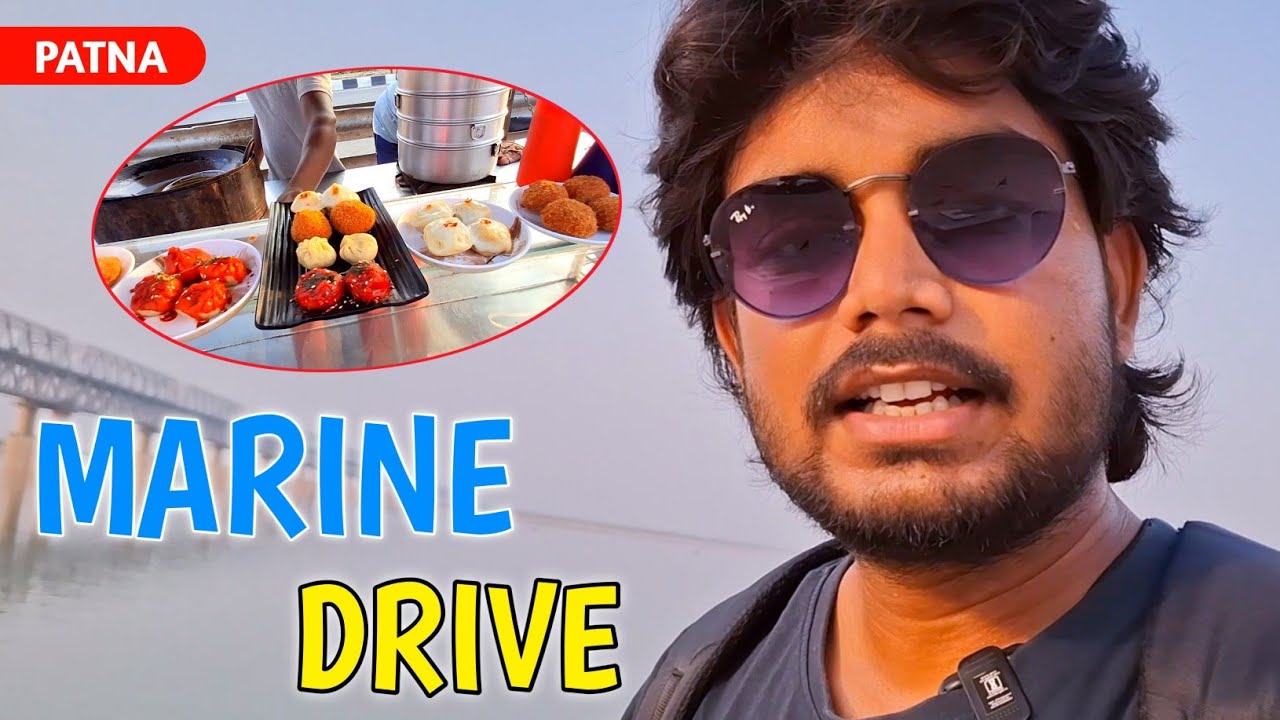 Marine Drive Patna | Street Food Market | New Project नमामि गंगे Marine Drive Patna | Ankit Diary