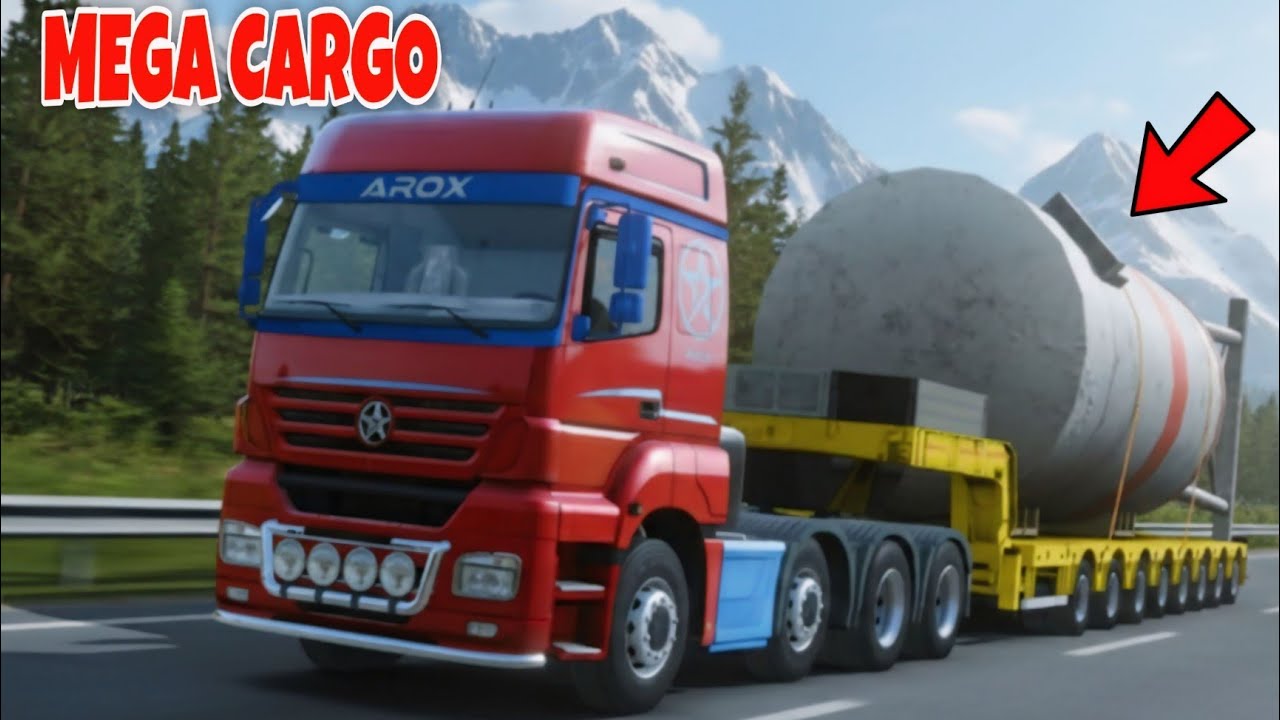 MEGA CARGO 🚛 Munich to Quarry | Heavy Cargo Challange & Dangerous Delivery 😱