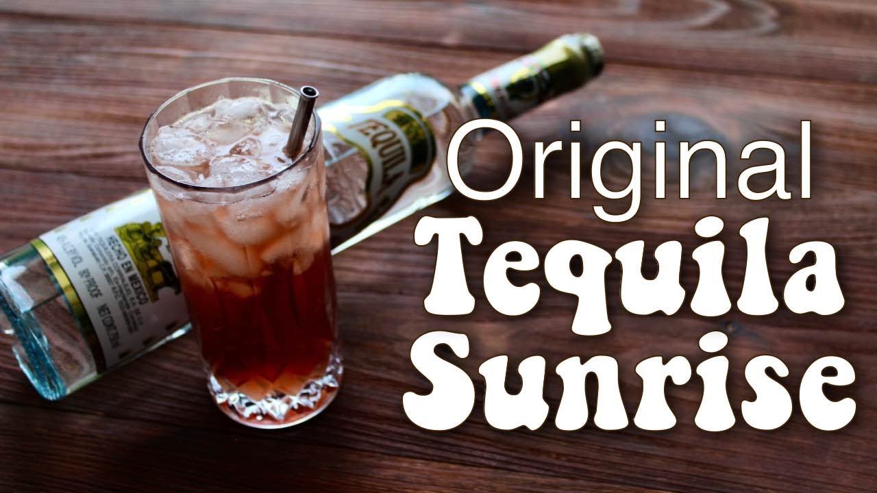 Classic 1930s Tequila Sunrise