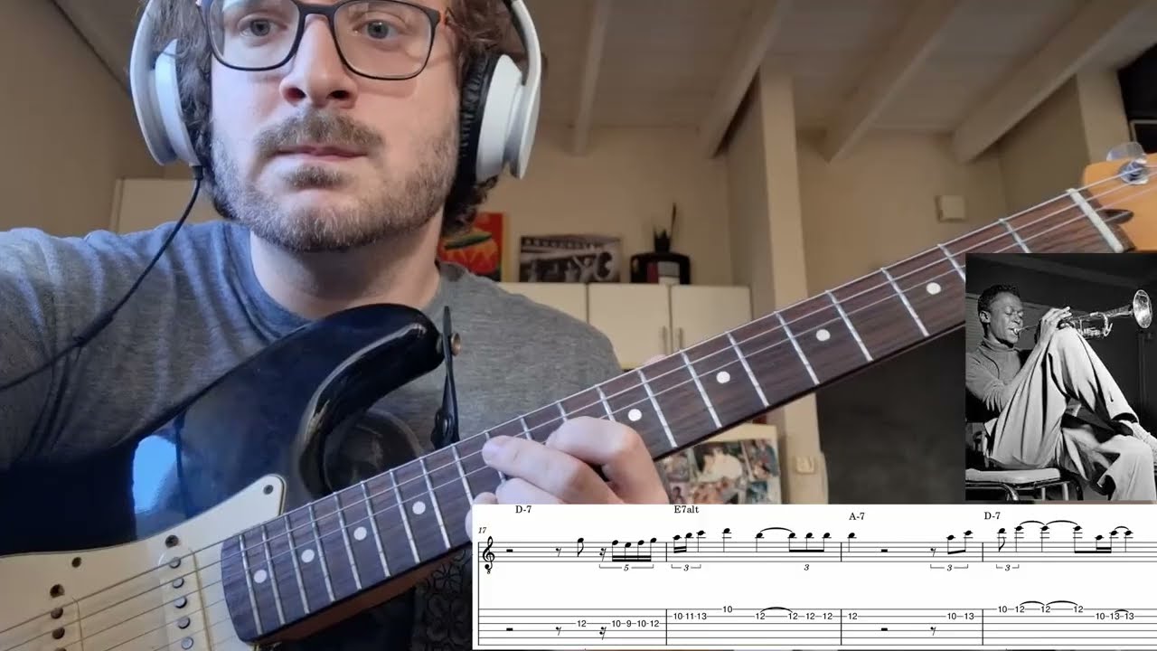 Blue In Green - Miles Davis (Solo Transcription/Guitar Tab)