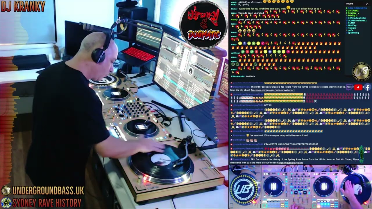 DJ Kranky Hardcore Breaks/Rave/Jungle/DNB LIVE on Underground Bass & Sydney Rave History 17/02/2026