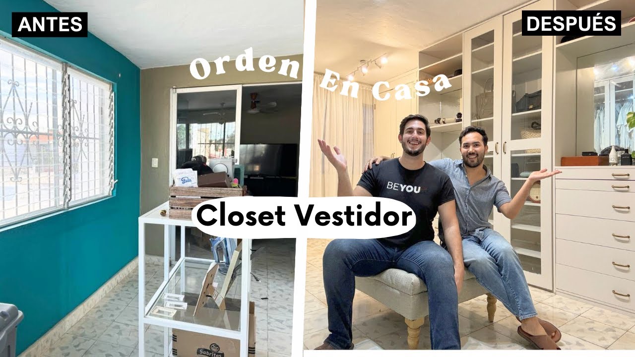 ✅ANTES y DESPUÉS Closet Vestidor (VIDEO FINAL)😱