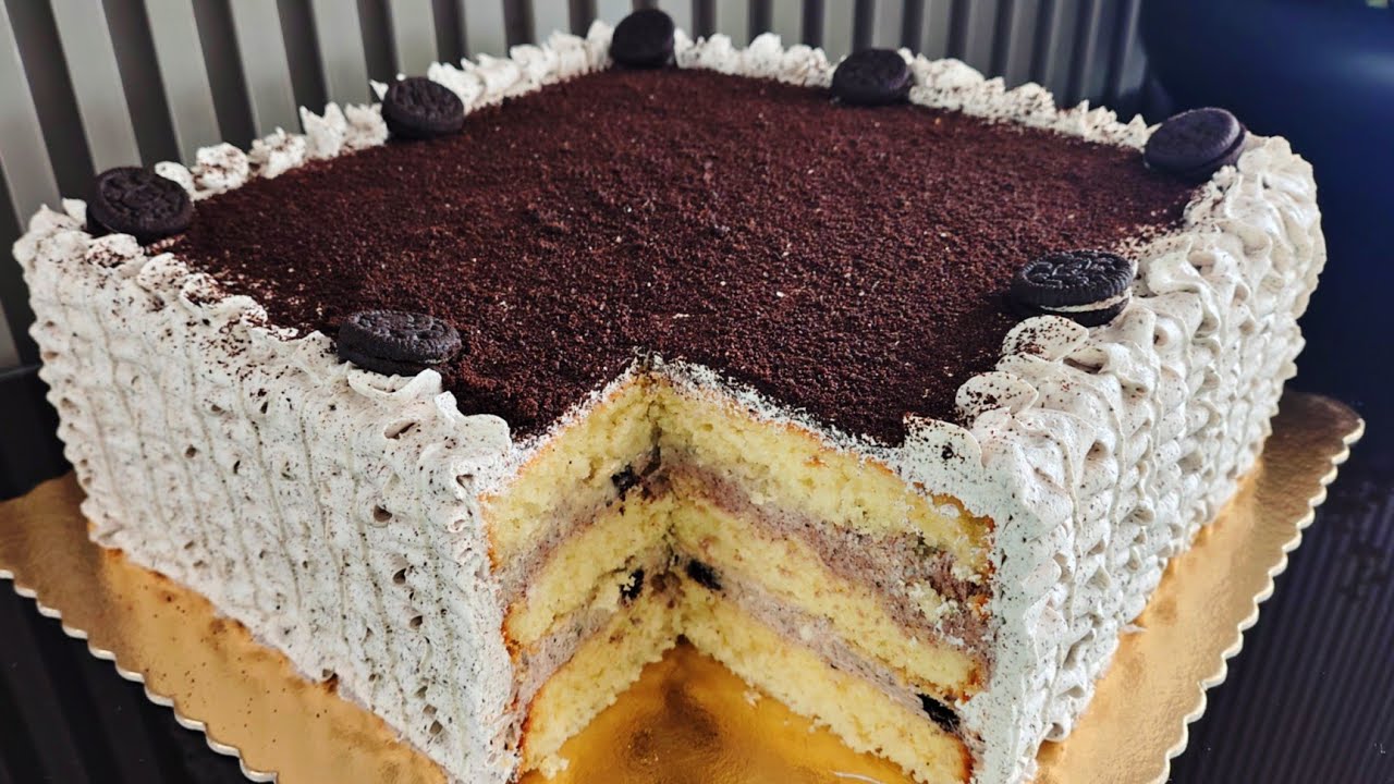 BOLO de FESTA do ZERO: com RECHEIO Trufado de OREO - Receita das DOCERIAS FAMOSAS| Para 50 Pessoas