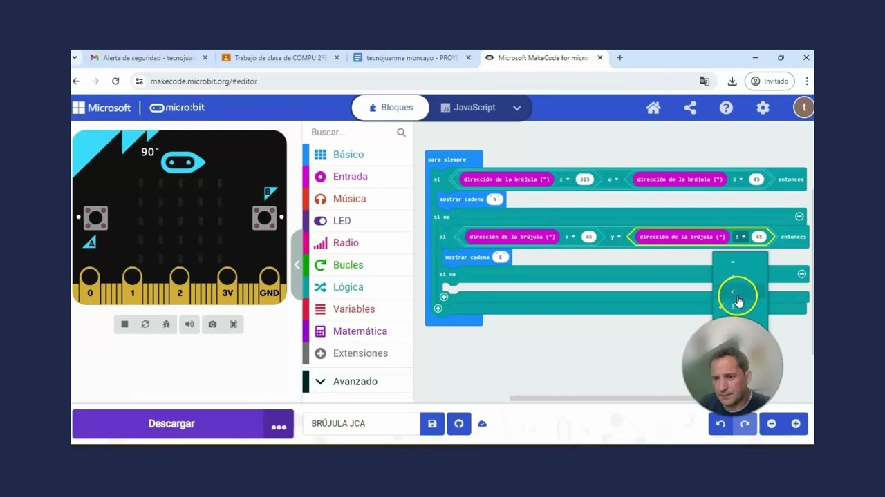 BRÚJULA MICROBIT UD6 SEM3