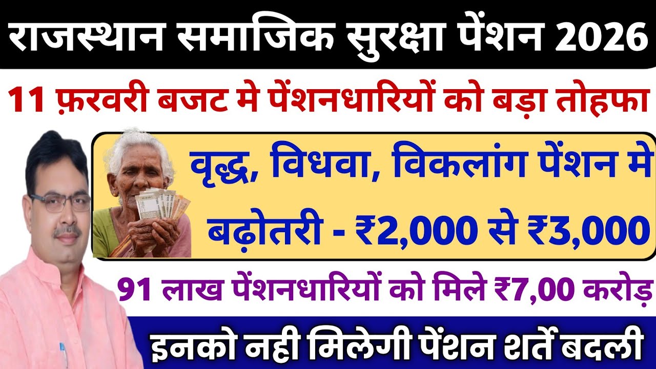 मुख्यमंत्री भजनलाल शर्मा की नई योजनाएं 2026 | राजस्थान में नई योजनाएं 2026 | नई योजना 2026 #newyojna