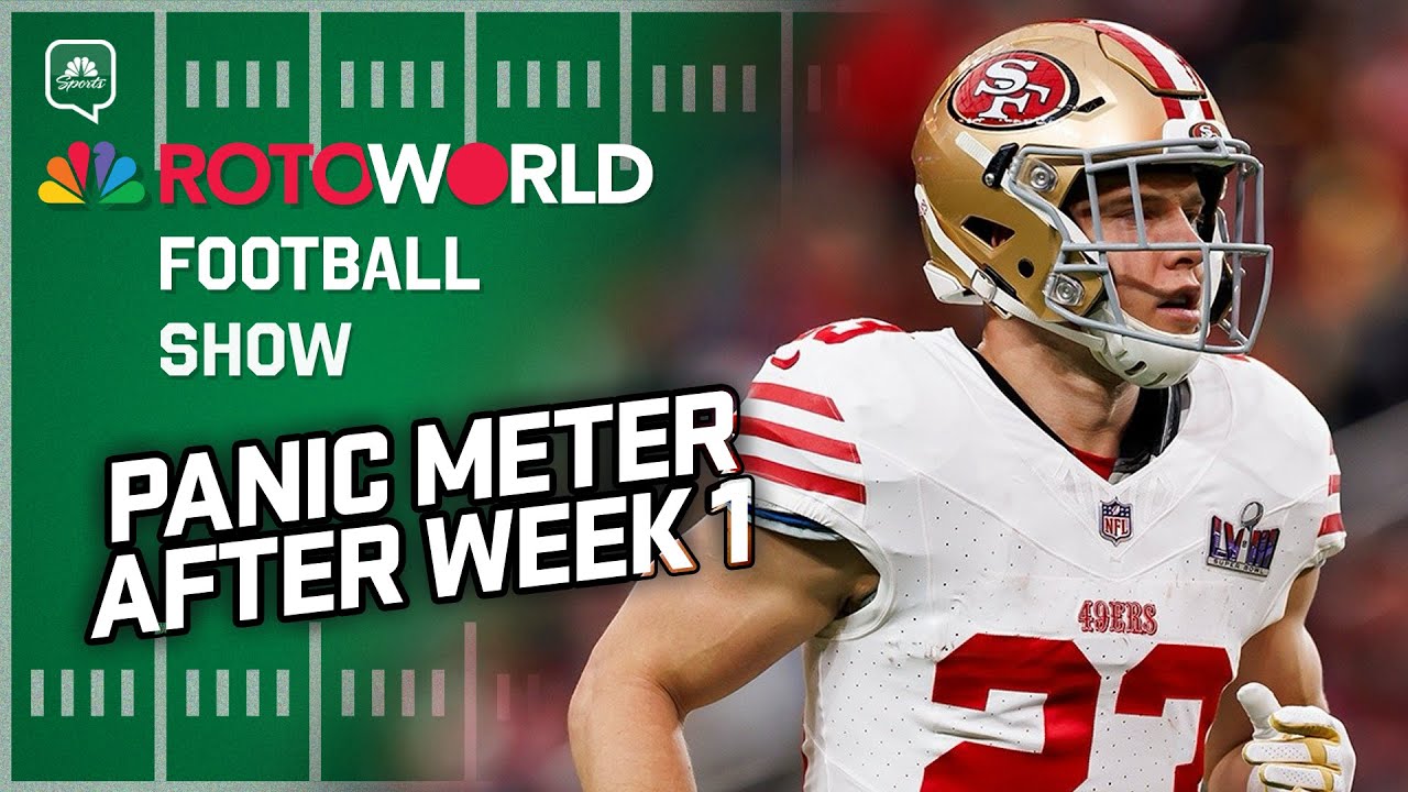 CMC injury fallout + Panic meter players after Week 1 | Rotoworld Football Show (FULL SHOW)
