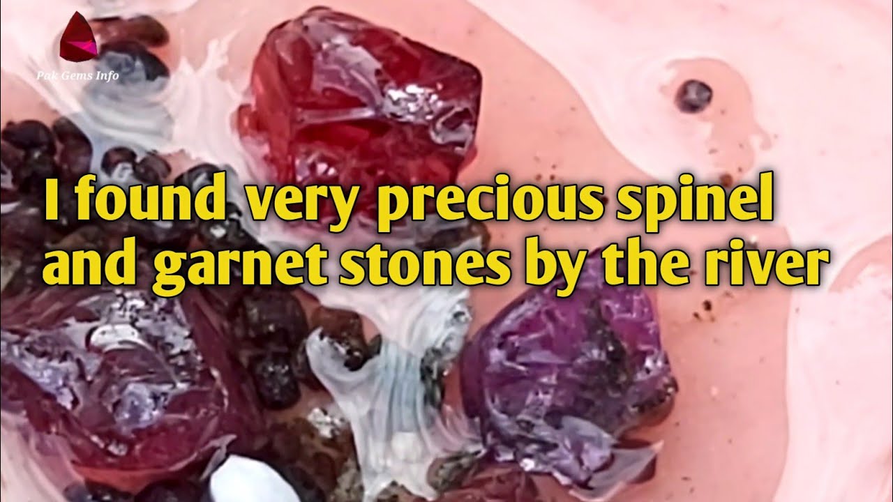 I found very precious Spinel by the river | how to find gemstone | Searching for Spinel & Garnets