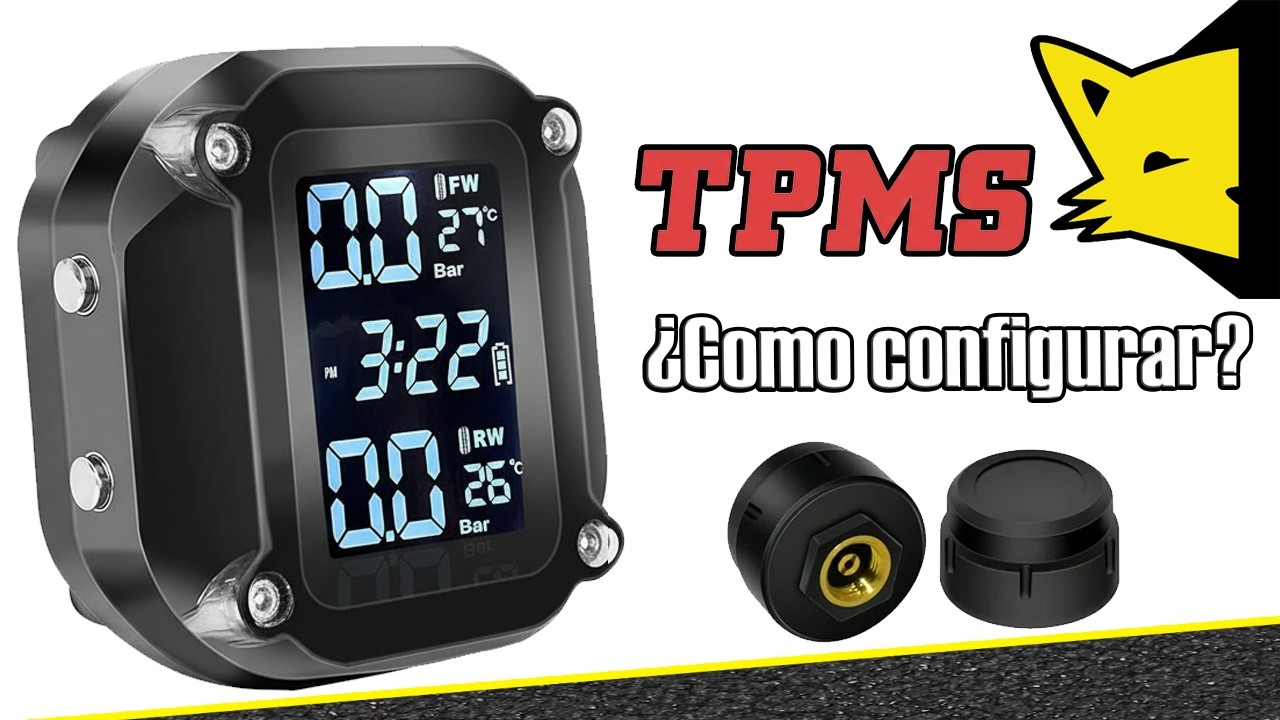 ❗SENSORES de Presión para Llantas de MOTO🏍 l TPMS Digital l ⚙Configuración Y Pruebas📝