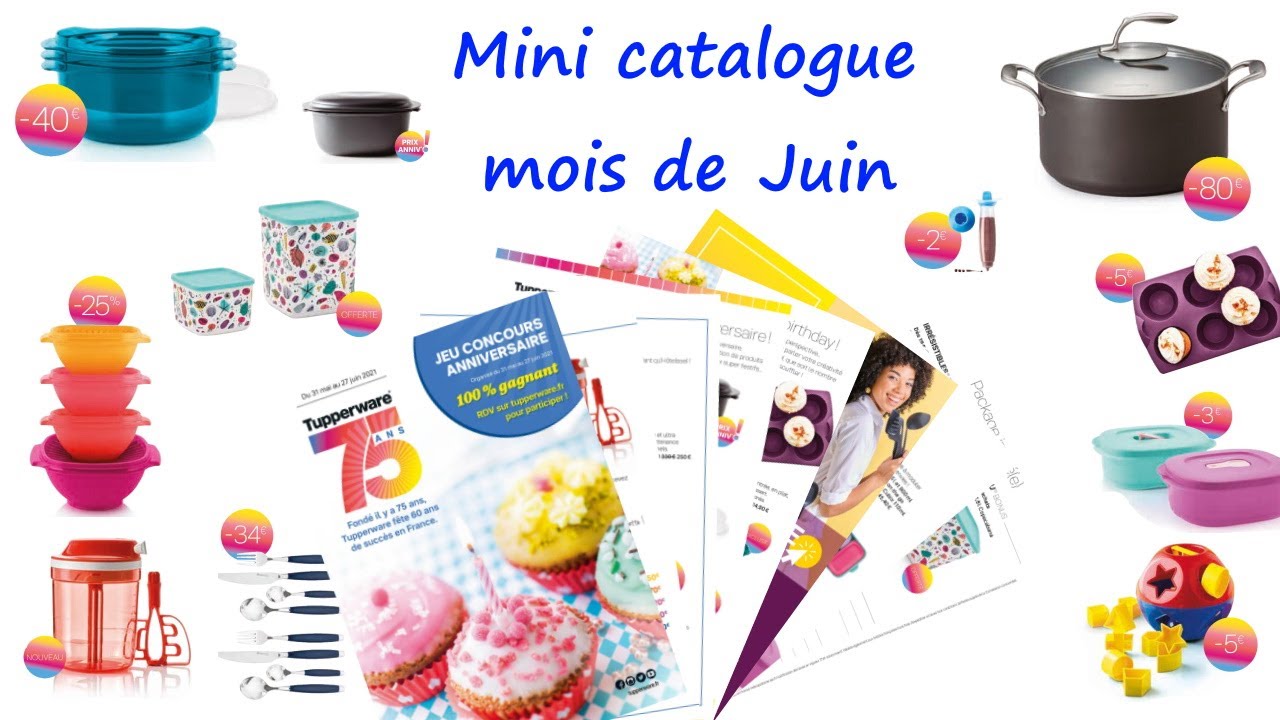 Mini Catalogue du mois de Juin - Tupperware
