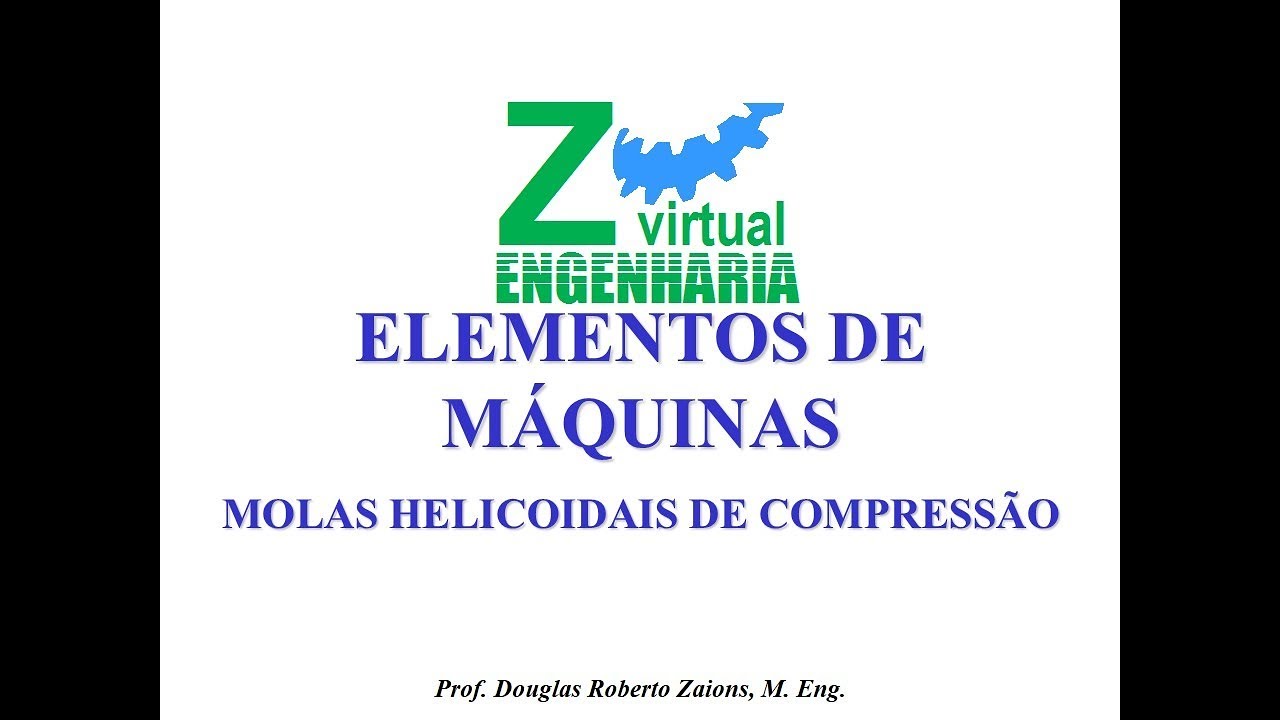 Elementos de máquinas: Molas helicoidais de compressão