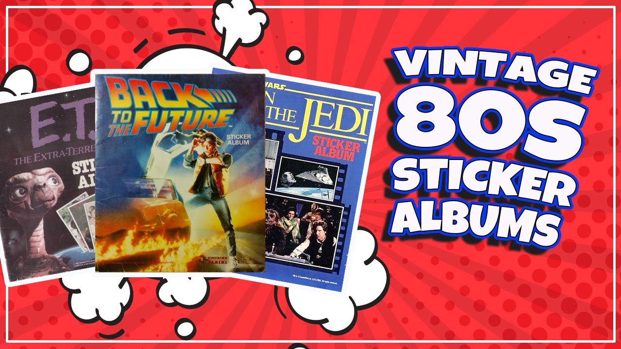 Vintage 80s Sticker Albums Collecting Panini - Retro Collectors