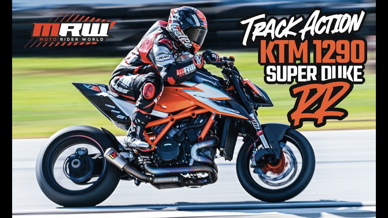 KTM 1290 Super Duke RR track shots & onboard