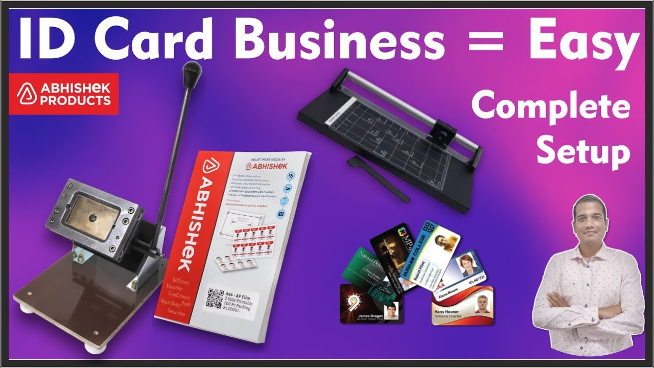 &spades;️ ID Card Business Easy Hai  with Waterproof AP Film - Best Quality Guaranteed | AbhishekID.com