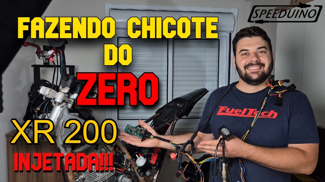 FIZ O CHICOTE DA INJEÇÃO DA XR! |XR INJETADA SPEEDUINO
