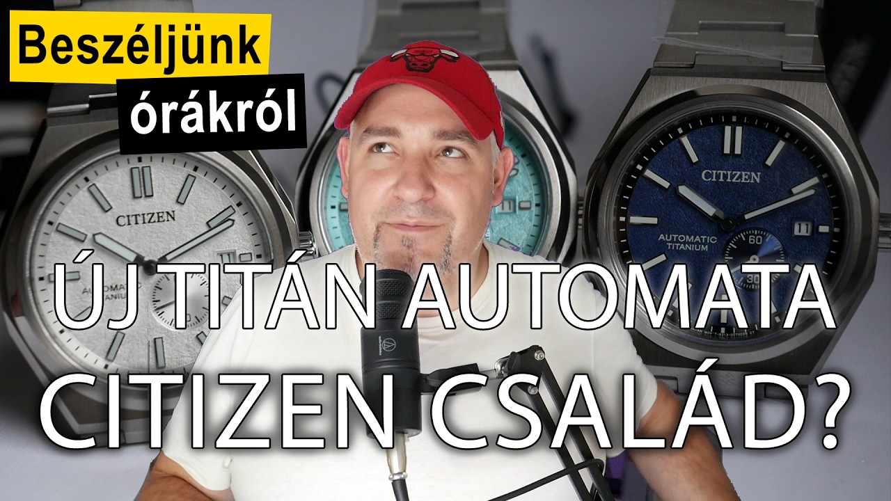 Retró, de mégis friss és modern, titán és automata. Ilyen a Citizen legújabb NJ0180 Zenshin család!
