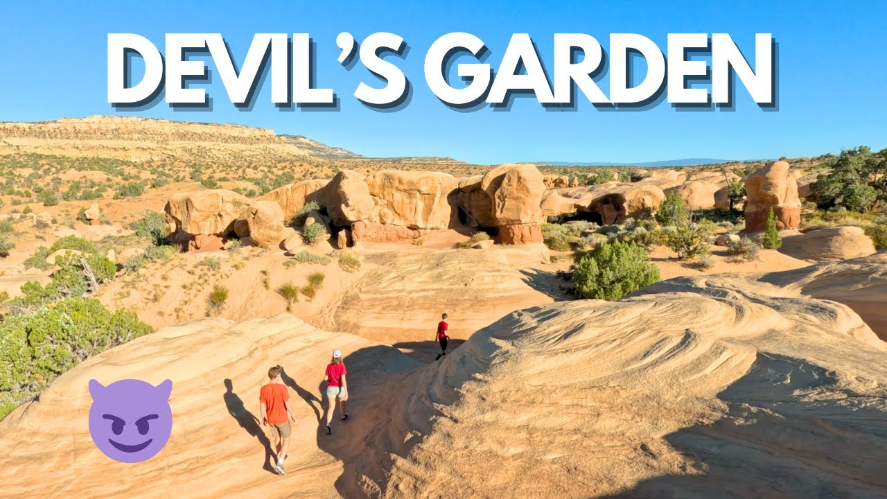 Невероятный сад Дьявола на дороге Хоул-ин-зе-Рок | Чем заняться в Эскаланте, штат Юта
