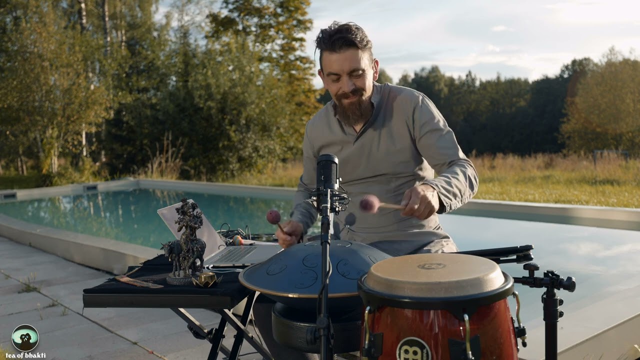 Calming rhythms| 1 hour handpan music with calming beats from Latvia🇱🇻 | Performed by Rihards Zaļupe