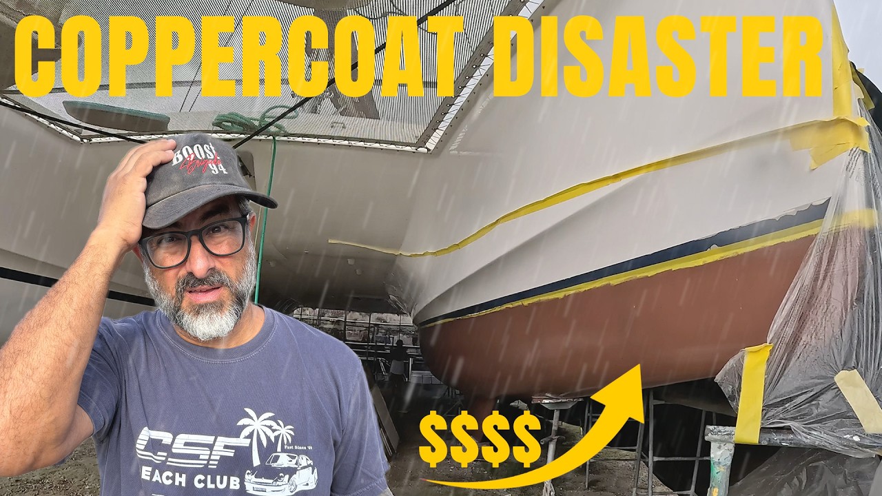 HOW WE SAVED OUR COPPERCOAT FROM BAD WEATHER, and SEACOCKS!