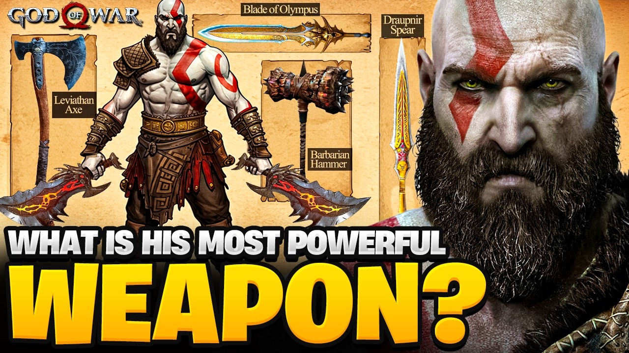 God of War's MOST POWERFUL Weapons (According to Science)