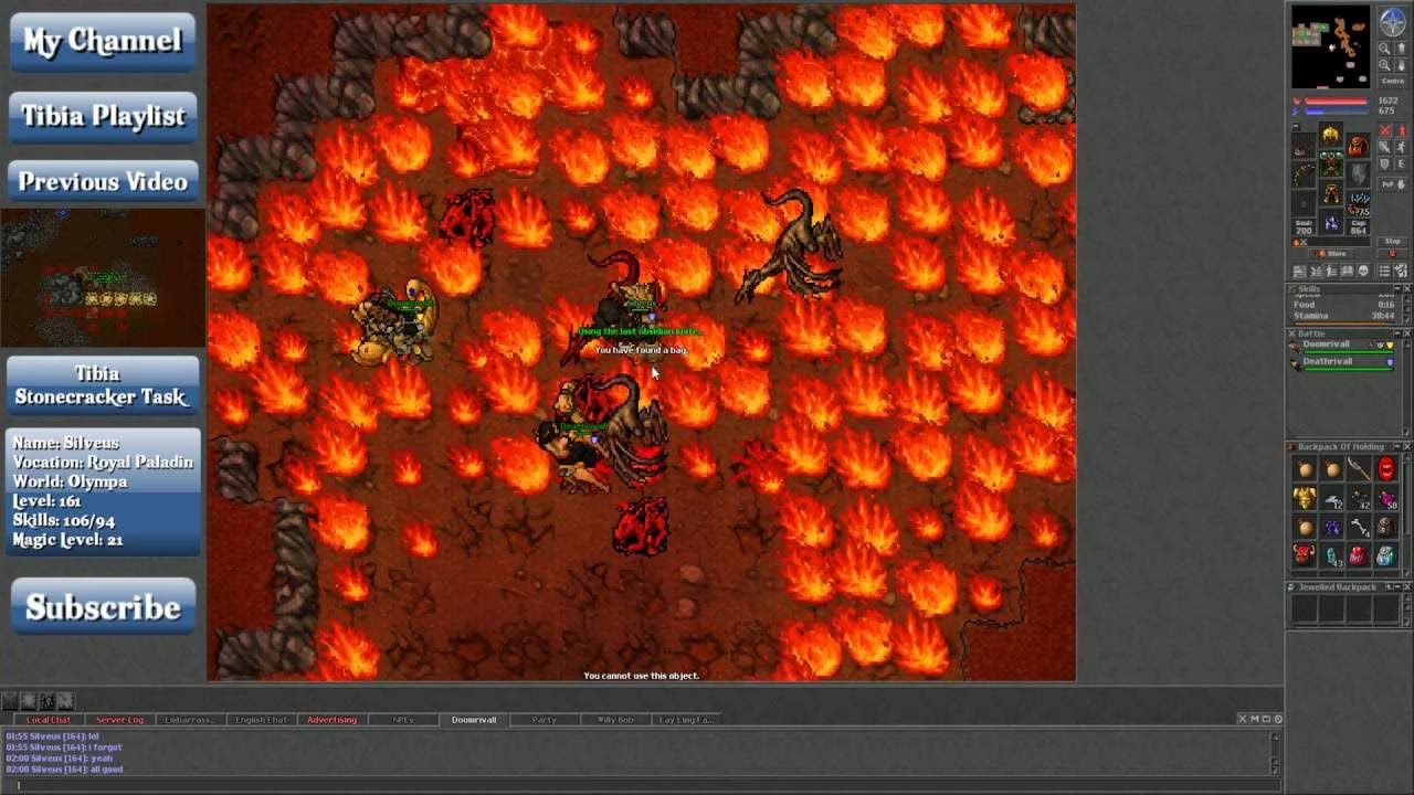 Lets Play Tibia: Fire Axe Quest (ENG)
