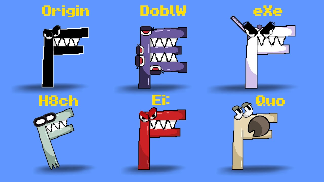 Alphabet Lore But Everyone Is ALL Different Versions ( Full Version ) | GM Animation