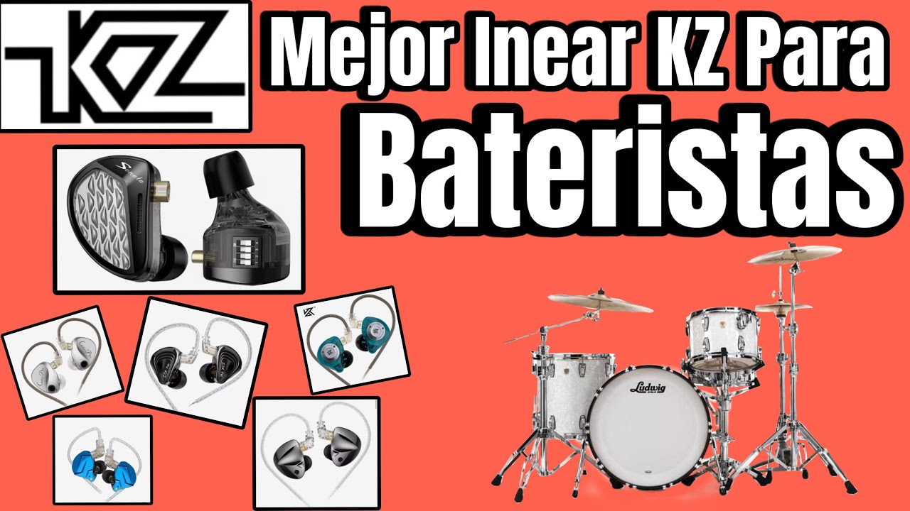Mejor Inears KZ Para Bateristas (Sonata, ZSX Pro, Castor Pro) Review || Alvaro Aguilar