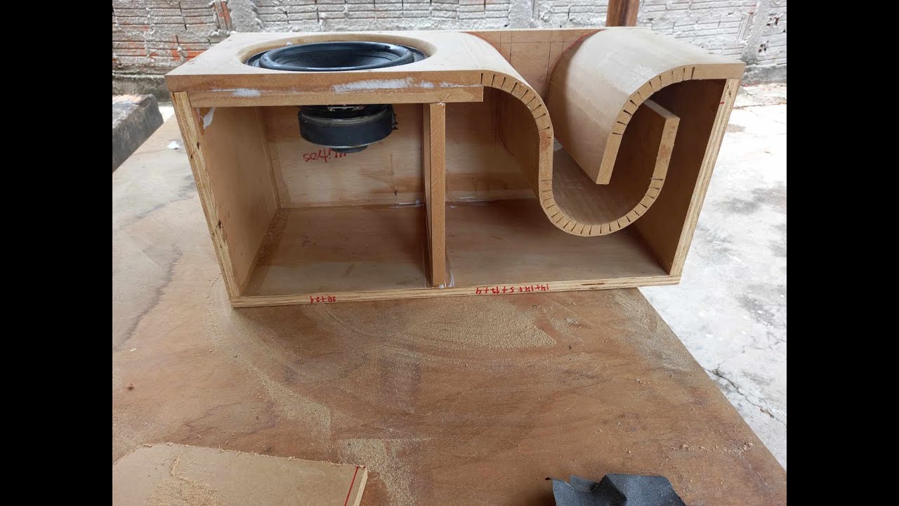 Caixa Subwoofer 8 passo a passo