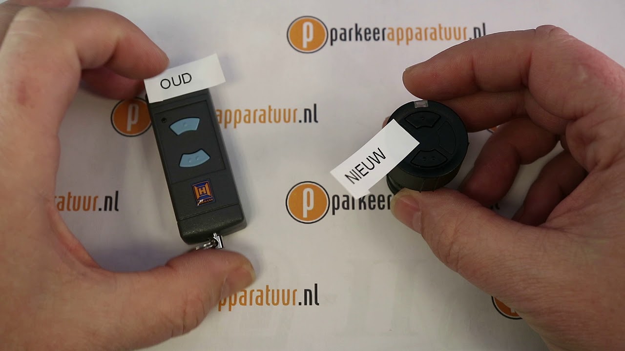 Hörmann HSZ programmeren met Fixed 868 code